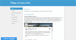 Desktop Screenshot of lyons-ohio.com